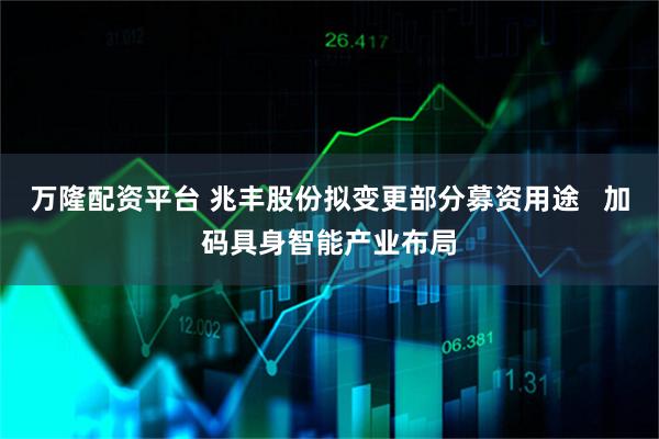 万隆配资平台 兆丰股份拟变更部分募资用途   加码具身智能产业布局